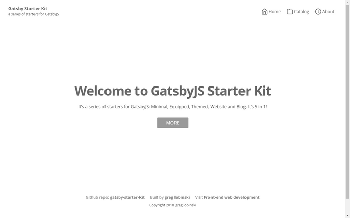 gatsby-starter-kit-website